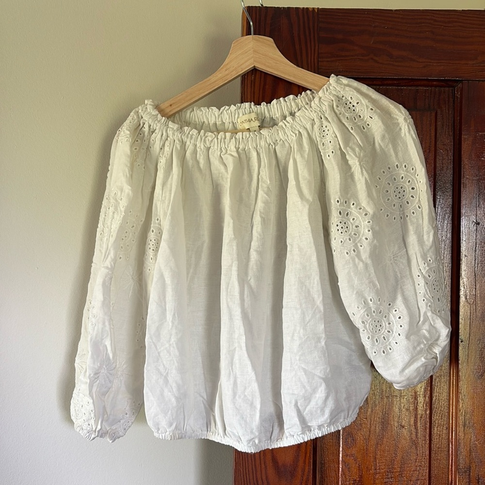 Cynthia Rowley Linen Top